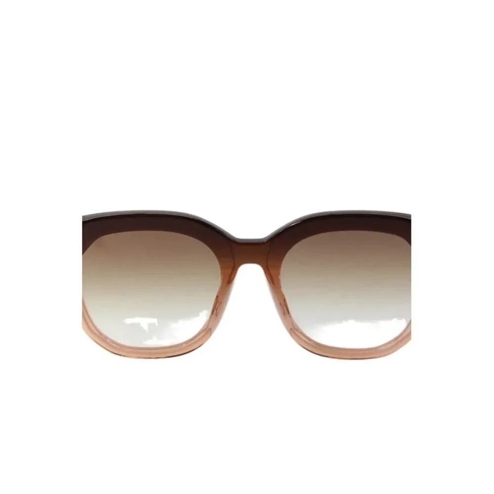 Diff Eyewear Womens Ombre Frame And Lens Detail Sunglasses Brown_3